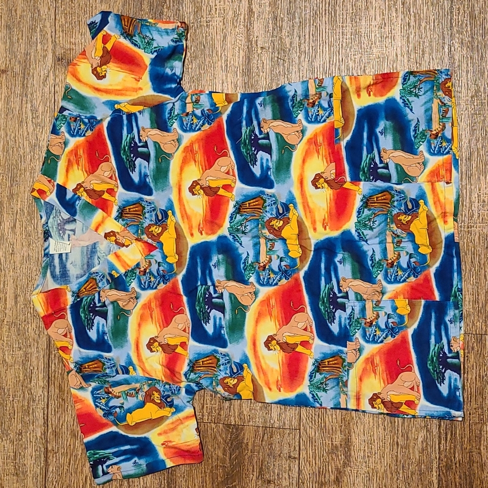 Disney lion king nurse uniform top